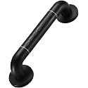 BATH GURU Heavy Duty High Grade ABS Grab Bar Safety Rail Handle for Senior Citizen Wall Mounted Grab Bar for Toilet Bathroom Bathtub (12 INCH Black)