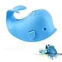 Bath Spout Cover for Bathtub - Protects Baby from Bumping Head During Bathing Time Baby Faucet Cover Universal Faucet Protective Cover Whale Design (Blue Set)