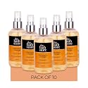 The Bath Store Mandarin Orange Body Mist - Refreshing Fragrance (Women and Men) | Long-Lasting Scent - 200ml (Pack of 10)