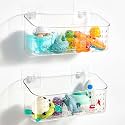 Bath Toy Storage 2 Pack, Large Bathtub Toy Holder Shower Caddy for Bathroom