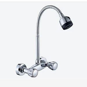 classic sink mixer flt effortless elegance with hot amp cold mixer two knobs and fully flexible ss 210 spout featuring a dual flow switch