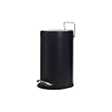 Bathla Accord Black Step Dustbin for Home, Office &amp; Kitchen - 5 Litres | Heavy-Duty Step Bin with Foot Pedal | Durable &amp; Hands-Free Waste Bin