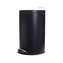 Bathla Accord Black Step Dustbin for Home, Office &amp; Kitchen - 5 Litres | Heavy-Duty Step Bin with Foot Pedal | Durable &amp; Hands-Free Waste Bin