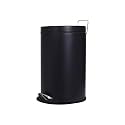 Bathla Accord Black Step Dustbin for Home, Office &amp; Kitchen - 5 Litres | Heavy-Duty Step Bin with Foot Pedal | Durable &amp; Hands-Free Waste Bin