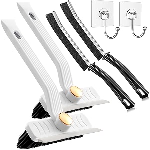 bathroom cleaning brush with wiper 3 in 1 tiles cleaning brush floor scrub bathroom brush with long handle 120 rotate bathroom floor cleaning brush home kitchen bathroom cleaning accessories a