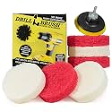 Drill Brush Power Scrubber Pads - Shower Cleaner - Hard Water Stain Remover