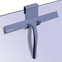 Bathroom Squeegee for Shower, Richmirth 11" Large Shower Squeegee for Glass Doors Silicone Rubber Blade Squeegee Cleaner Tool for Window, Car Glass, Mirror- Blue