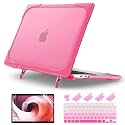 Batianda Heavy Duty Case for MacBook Air 13 Inch 2018-2020, Pink