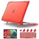Batianda Heavy Duty Case for MacBook Air 13 Inch 2018-2020, Red