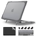 Batianda Heavy Duty Case for MacBook Air 13 Inch 2018-2020, Grey
