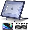Batianda HexArmor Case for MacBook Air 13 Inch 2018-2020, Navy Blue