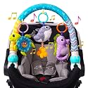 Baby Stroller Arch Toys 0-12 Months Adjustable Clip On Arch Mobile Toy Bar