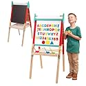 Battat Kids Art Easel, All-in-One Creation Station, Wooden Double-Sided