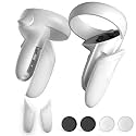 Battery Covers for Meta Quest 2 Controller,DUXICEPIN Replacement Battery Covers kits,Granular non-slip design,Replacement Parts Accessories,Compatible with Oculus Quest 2 Controller