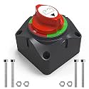Battery Disconnect Switch 12V Master,12V-48V Battery Shut Off Switch 275Amps High Current for Car Marine Boat RV Vehicles(1-2-Both-Off)