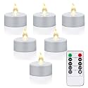 Flameless LED Tea Lights Candles 24 Pack Remote Control Warm WhiteRemote