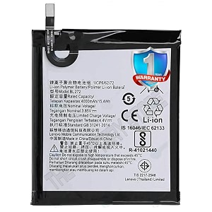 the battery store original bl272 battery for lenovo vibe k6 power k33a42 battery with 1 year warranty and high capacity battery backup for lenovo bl272
