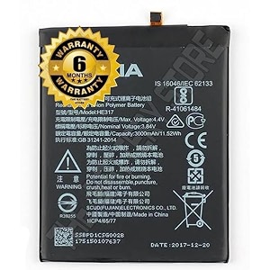 the battery store original he317 battery for nokia 6  n6 ta-1000 ta-1003 ta-1021 ta-1025 ta-1033 ta-1039 battery with 6 month warrantyu171