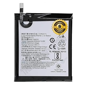 the battery sytore original bl272  bl-272 battery for lenovo vibe k6 power k33a42 battery with 6 months warranty bl272-6 months warranty