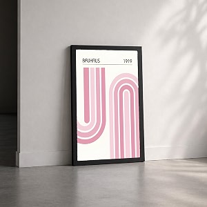 Bauhaus 1919 Premium Framed Wall Poster 12x18
