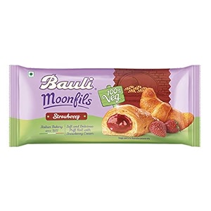 bauli moonfils veg puff roll - strawberry 47g