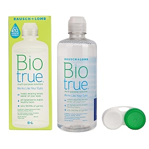 bausch amp lomb biotrue multi-purpose 300ml contact lens solution pack of 1