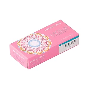 bausch amp lomb lacelle circle aqua monthly disposable contact lens 2 lens pack -750