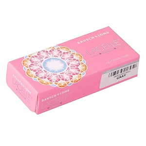 bausch amp lomb lacelle circle gray monthly disposable contact lens 2 lens pack -375