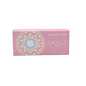 bausch  lomb lacelle circle blue monthly disposable contact lens2 lens pack -200