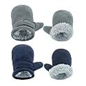 BAVST Baby Toddler Winter Mittens Girls Warm Fleece Lined Gloves Kids Sherpa Lined Mittens for Boys