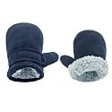 BAVST Baby Toddler Winter Mittens Girls Warm Fleece Lined Gloves Kids Sherpa Lined Mittens for Boys