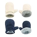 BAVST Baby Toddler Winter Mittens Girls Warm Fleece Lined Gloves Kids Sherpa Lined Mittens for Boys