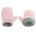 BAVST Baby Toddler Winter Mittens Girls Warm Fleece Lined Gloves Kids Sherpa Lined Mittens for Boys