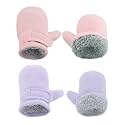 BAVST Baby Toddler Winter Mittens Girls Warm Fleece Lined Gloves Kids Sherpa Lined Mittens for Boys