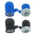 BAVST Baby Toddler Winter Mittens Girls Warm Fleece Lined Gloves Kids Sherpa Lined Mittens for Boys