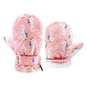 BAVST Toddler Waterproof Mittens Fleece Lined Baby Boys Girls Winter Warm Glove Kids Snow Infant Ski Mitten for 3M-5T