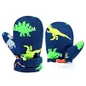 BAVST Toddler Waterproof Mittens Fleece Lined Baby Boys Girls Winter Warm Glove Kids Snow Infant Ski Mitten for 3M-5T