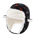 BAVST Winter Trapper Hat for Boys Girls Waterproof Warm Baby Toddler Ushanka Fleece Beanie Hats for 6M-6T
