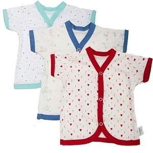 baybee 100 organic cotton muslin knot jablas for baby  summer wear sleeveless vest jabala 