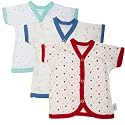 BAYBEE 100% Organic Cotton Muslin Knot Jablas for Baby | Summer Wear Sleeveless Vest Jabala |