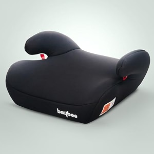 baybee premium booster car seat for kids aged 312 years comfortable amp lightweight travel seat  portable child safety seat with belt guide for cars black