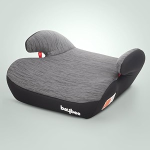 baybee premium booster car seat for kids aged 312 years comfortable amp lightweight travel seat  portable child safety seat with belt guide for cars grey