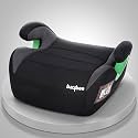Baybee Booster Car Seat for Kids Aged 3-12 Years Comfortable &amp; Lightweight Travel Seat | Portable Child Safety Seat with Belt Guide for Cars (Black)