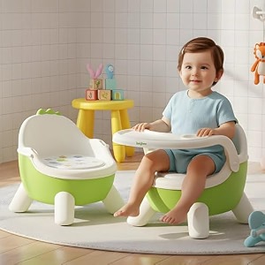 baybee booster chair for baby with removable dining tray amp cushion  stable amp sturdy booster chair for feeding dining amp playtime  portable toddler booster seat for home amp travel green