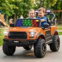Baybee Bronco Baby Battery Operated Jeep for Kids | Ride on Toy Electric Car with LED Lights &amp; Music | Rechargeable Battery Big Cars with Parental Control | Kids Car to Drive 3 to 8 Years (Orange)