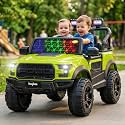 Baybee Bronco Baby Battery Operated Jeep for Kids | Ride on Toy Electric Car with LED Lights &amp; Music | Rechargeable Battery Big Cars with Parental Control | Kids Car to Drive 3 to 8 Years (Green)