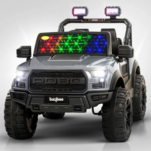 baybee bronco rechargeable jeep for kids ride on toy kids car with bluetooth music jeep battery operated ride on multicolor