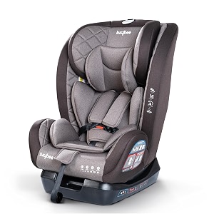 baybee convertible infant car seat for baby 0 to 7 years with 3 position recline headrest height adjustable  ece r4404 safety certified  travel baby car seat for toddlers kids boys girls brown