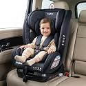 Baybee Convertible Infant Car Seat for Baby 0 to 7 Years with 3 Position Recline, Headrest Height Adjustable | ECE R44/04 Safety Certified | Travel Baby Car Seat for Toddlers Kids (Black)