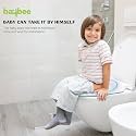 Baybee Maza Baby Potty Seat for Kids 0 to 5 Years, Portable Baby Toilet Seat for Kids with Anti Slip Strip, Splash Guard, Fits Round &amp; Oval Western Toilets | Potty Training Seat for Baby (Blue)